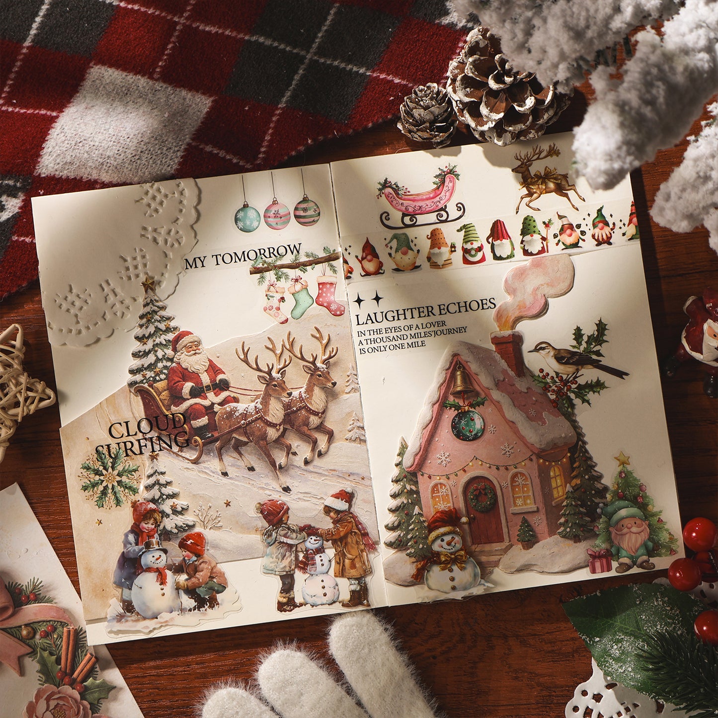 Christmas Adventure Embossed Papers
