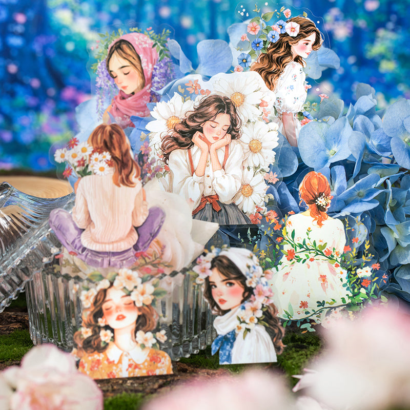 Embrace the beauty of flowers sticker