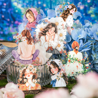 Embrace the beauty of flowers sticker