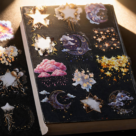 Clouds Star Moon Stickers