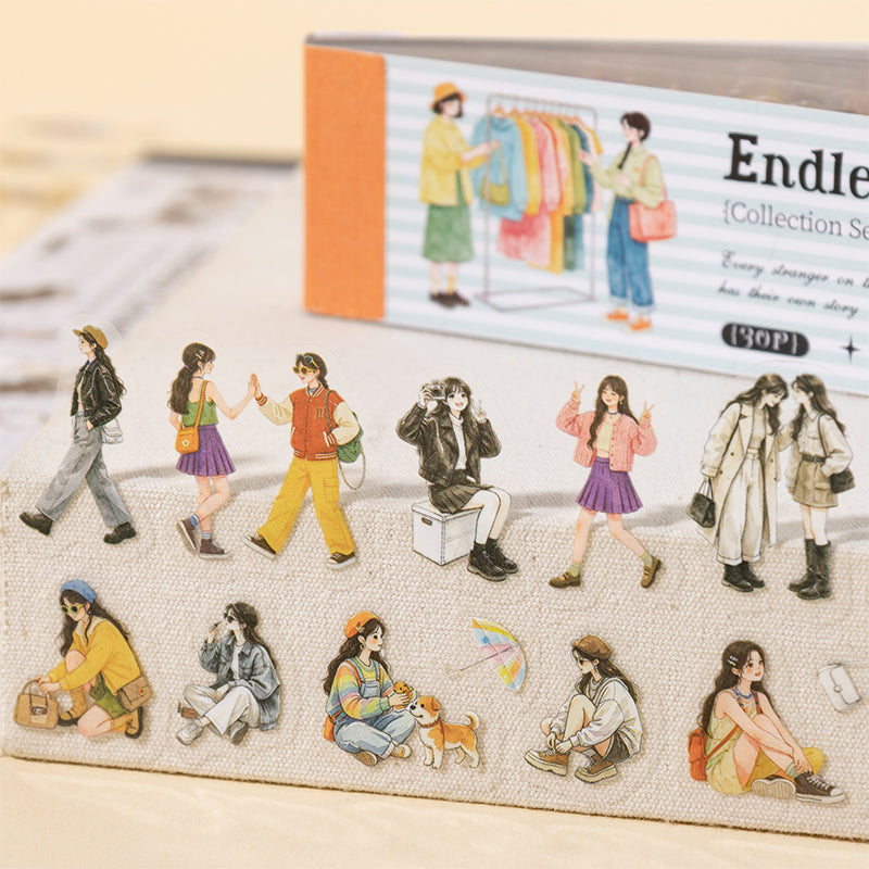 Endless Crowds Stickers