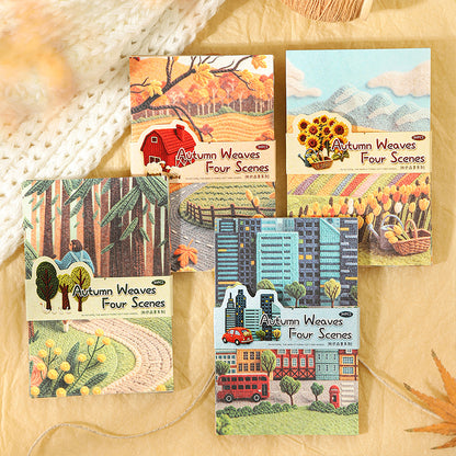 Four Autumn Scenes Papers