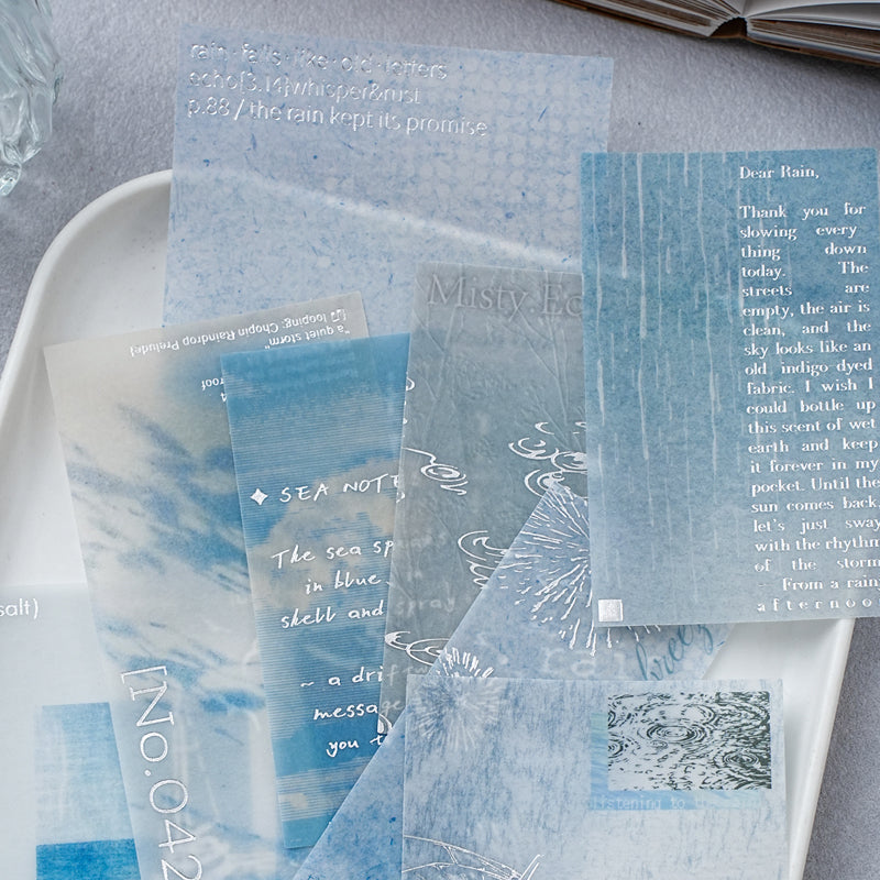 Silver Foil Vellum Papers