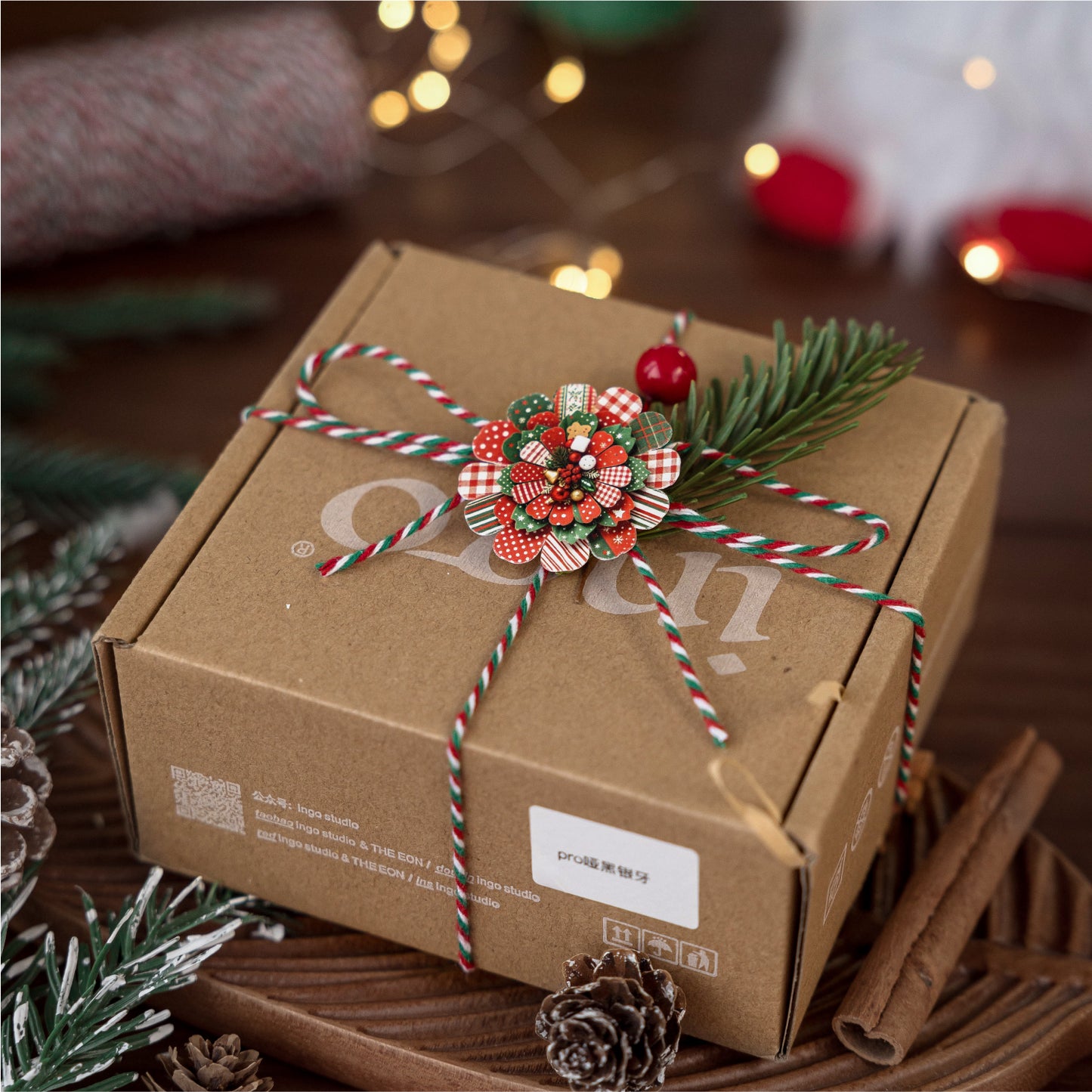Christmas Floral Notes Stickers