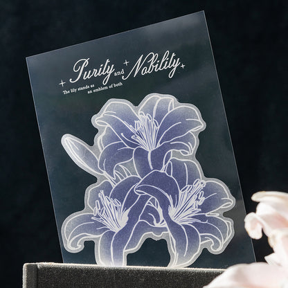 Glazed Lily vellum Stickers