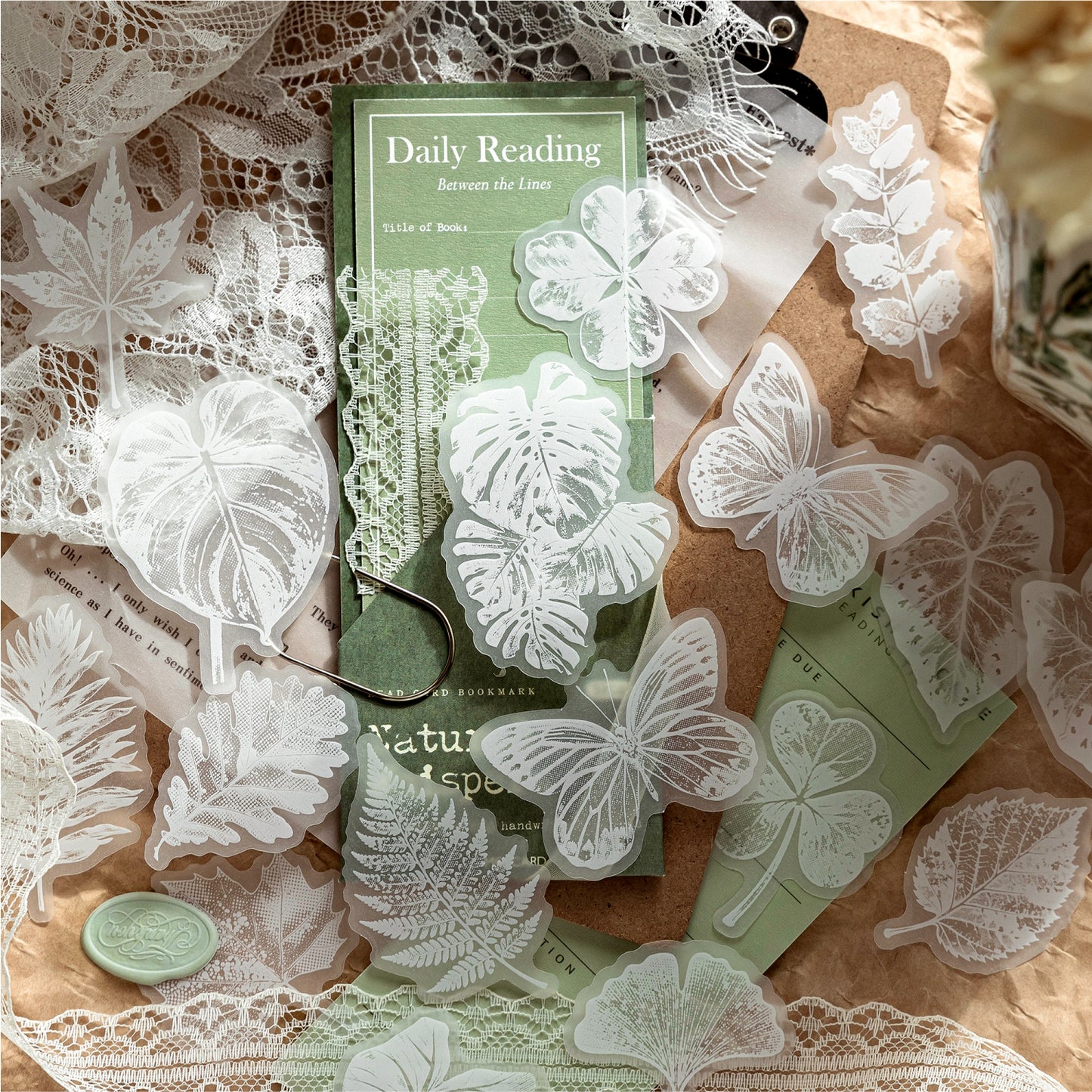 Half-Tone Nature Stickers
