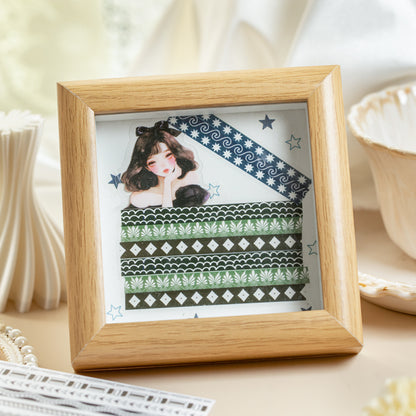 Bohemian Geometric Border Sticker Book
