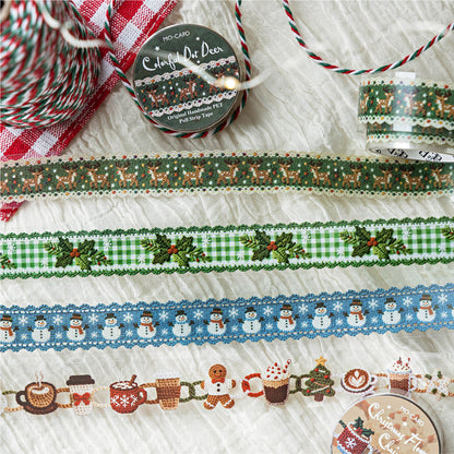 Christmas Crochet Tape Roll