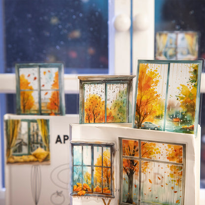 Raining Window Stickers