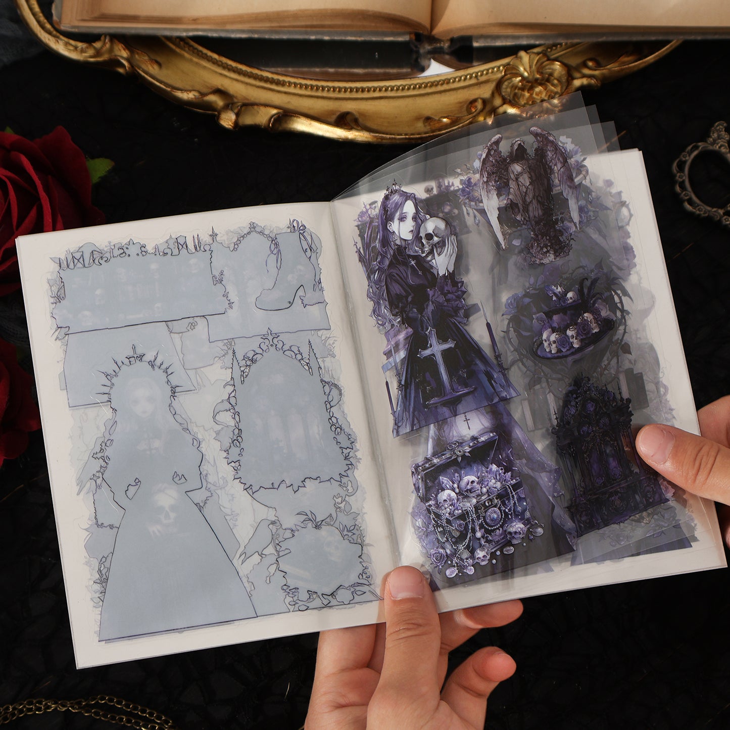 Dark Night Hymn Sticker Book