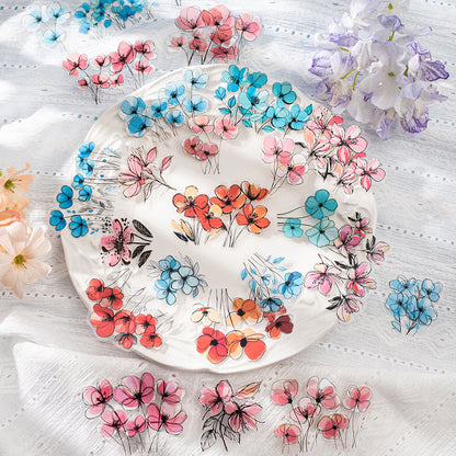 Draw Flowers and Traces Stickers