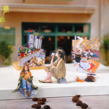 Her Coffee Memories Stickers