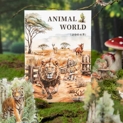 Animal World Sticker Book