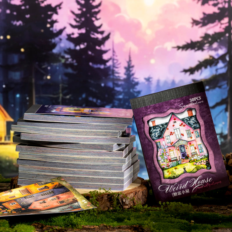 Whimsical Haunted Cottage sticker book