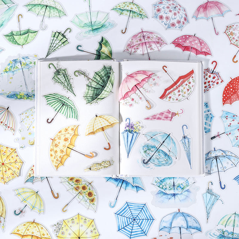 Colorful Umbrella sticker
