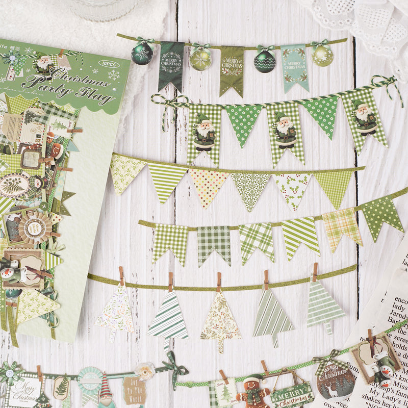 Christmas Bunting Stickers