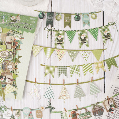 Christmas Bunting Stickers