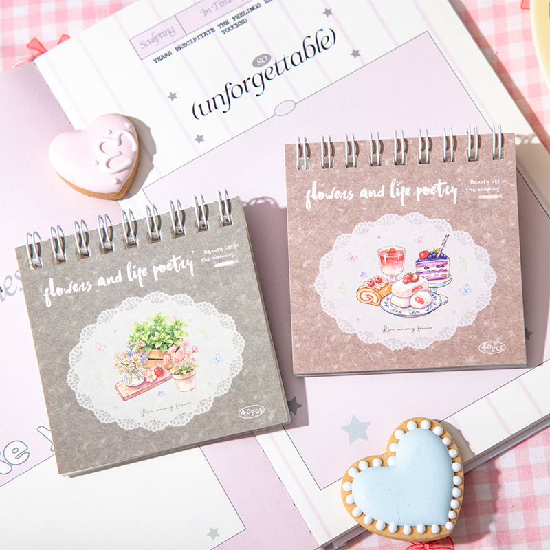 Flowers and Life Poetry Sticker Book