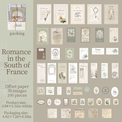Romance in France Sticker Set