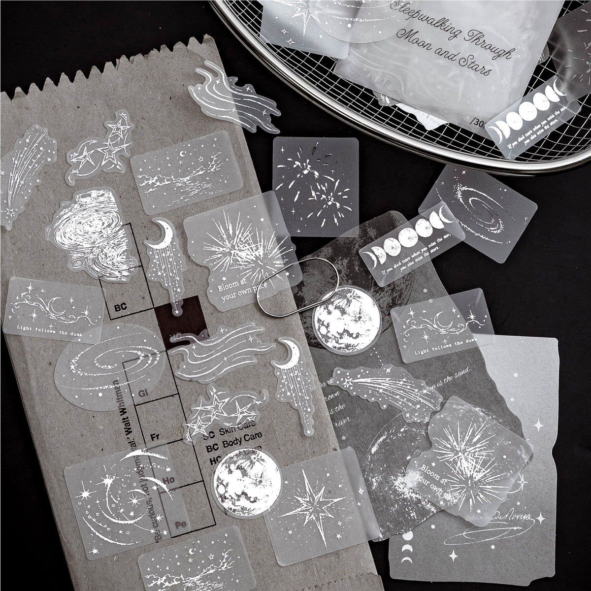 Silver Casket Secret Pact Stickers