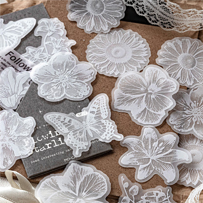 Half-Tone Nature Stickers