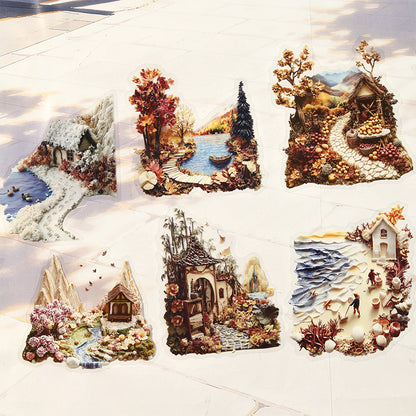 Natural Little Scenes Stickers
