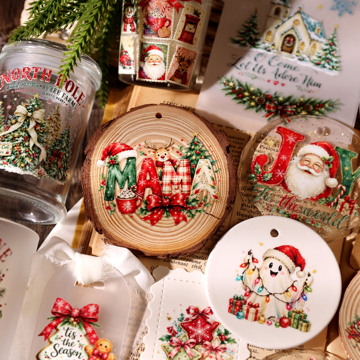 Christmas Prelude Transfer Stickers