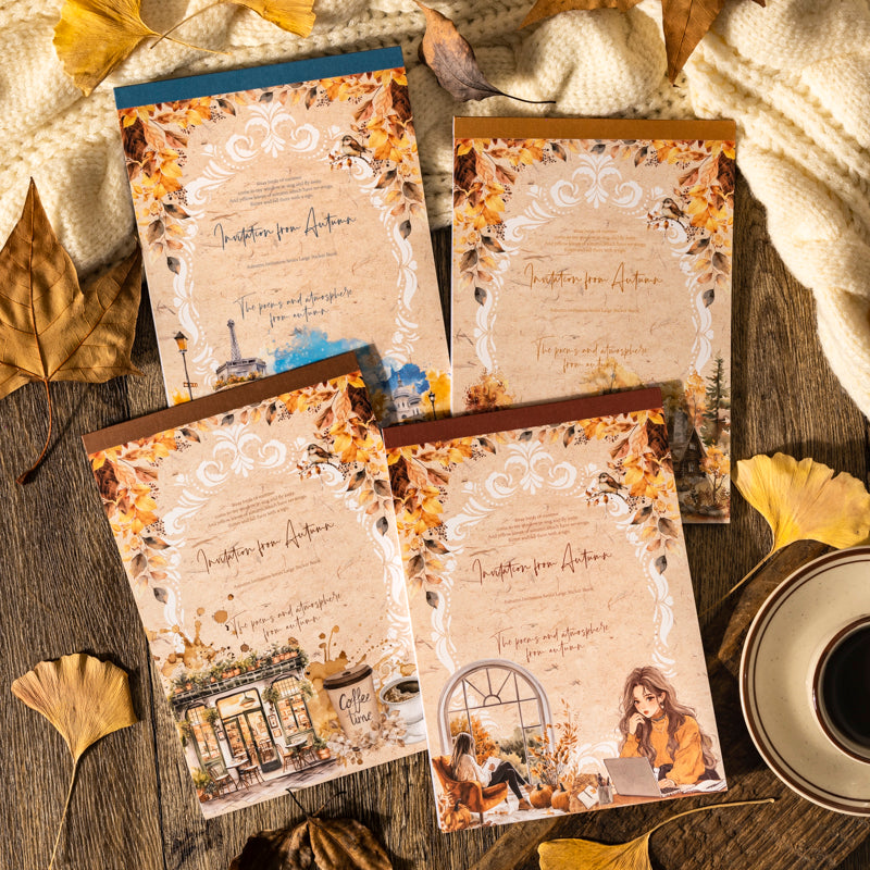 Autumn Invitation Sticker Book