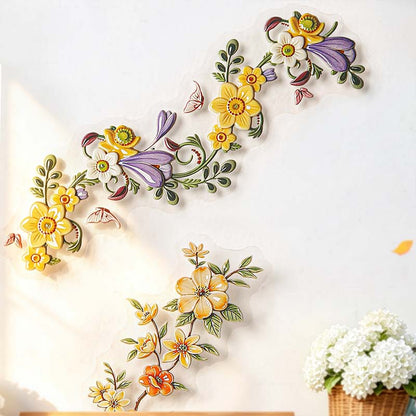 Floral Porcelain Elegance Stickers