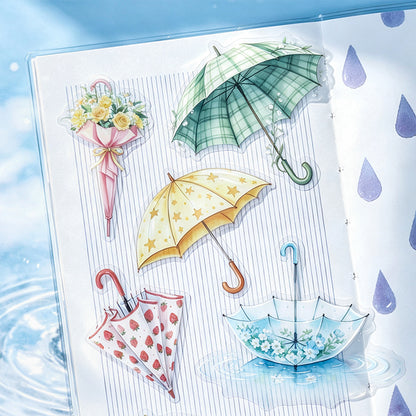 Colorful Umbrella sticker