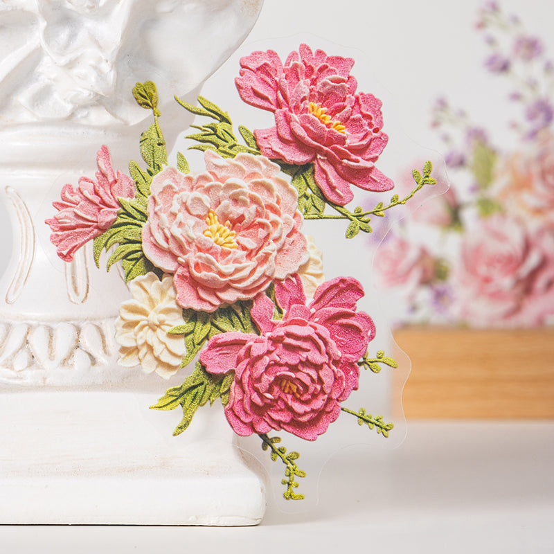 Texture Flower Collection Stickers
