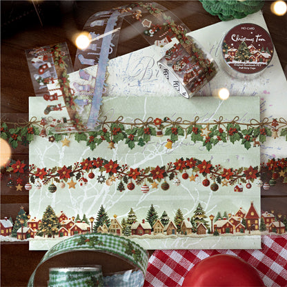 Christmas Crochet Tape Roll