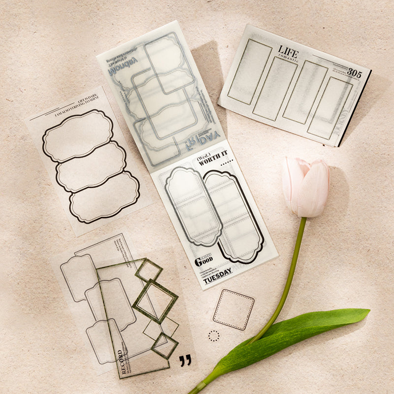 Border Theory Sticker Book