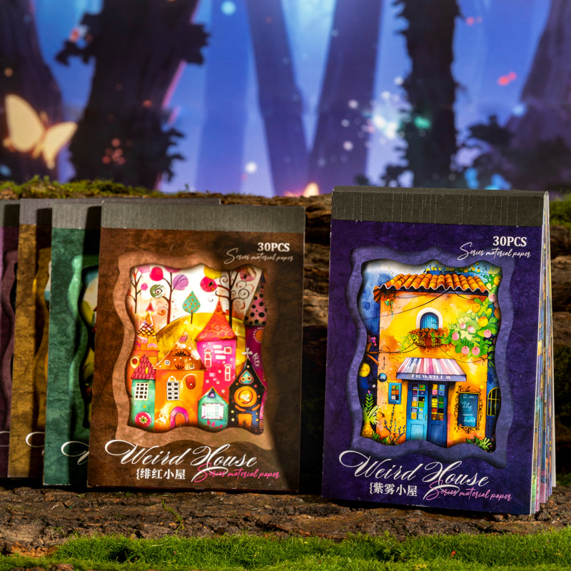 Whimsical Haunted Cottage sticker book