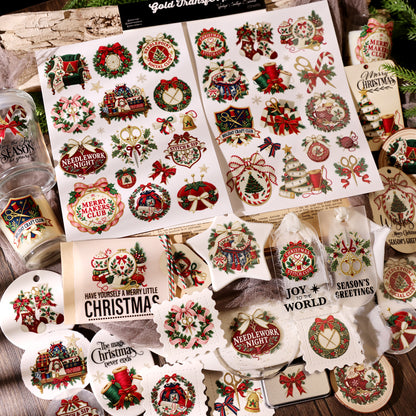 Handmade Christmas Transfer Stickers