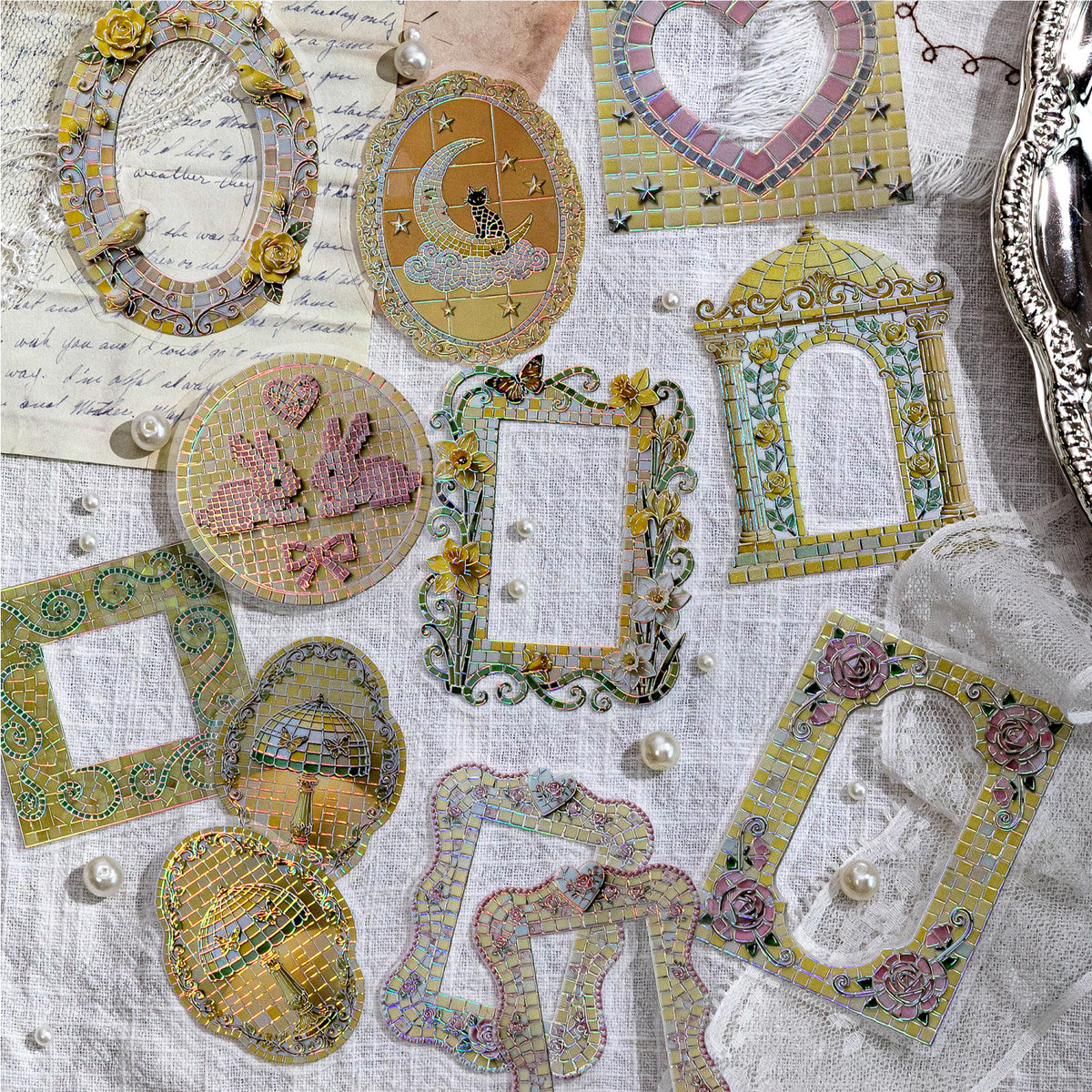 Colorful Glass Mosaic Stickers