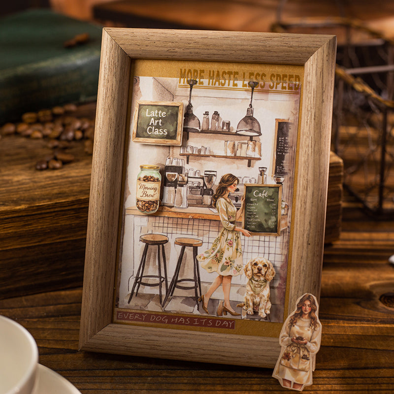 Cafe Story Sticker Book