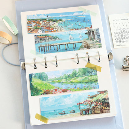 Beautiful Scenery View Sticker Book