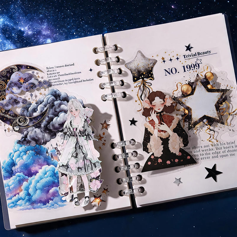 Clouds Star Moon Stickers