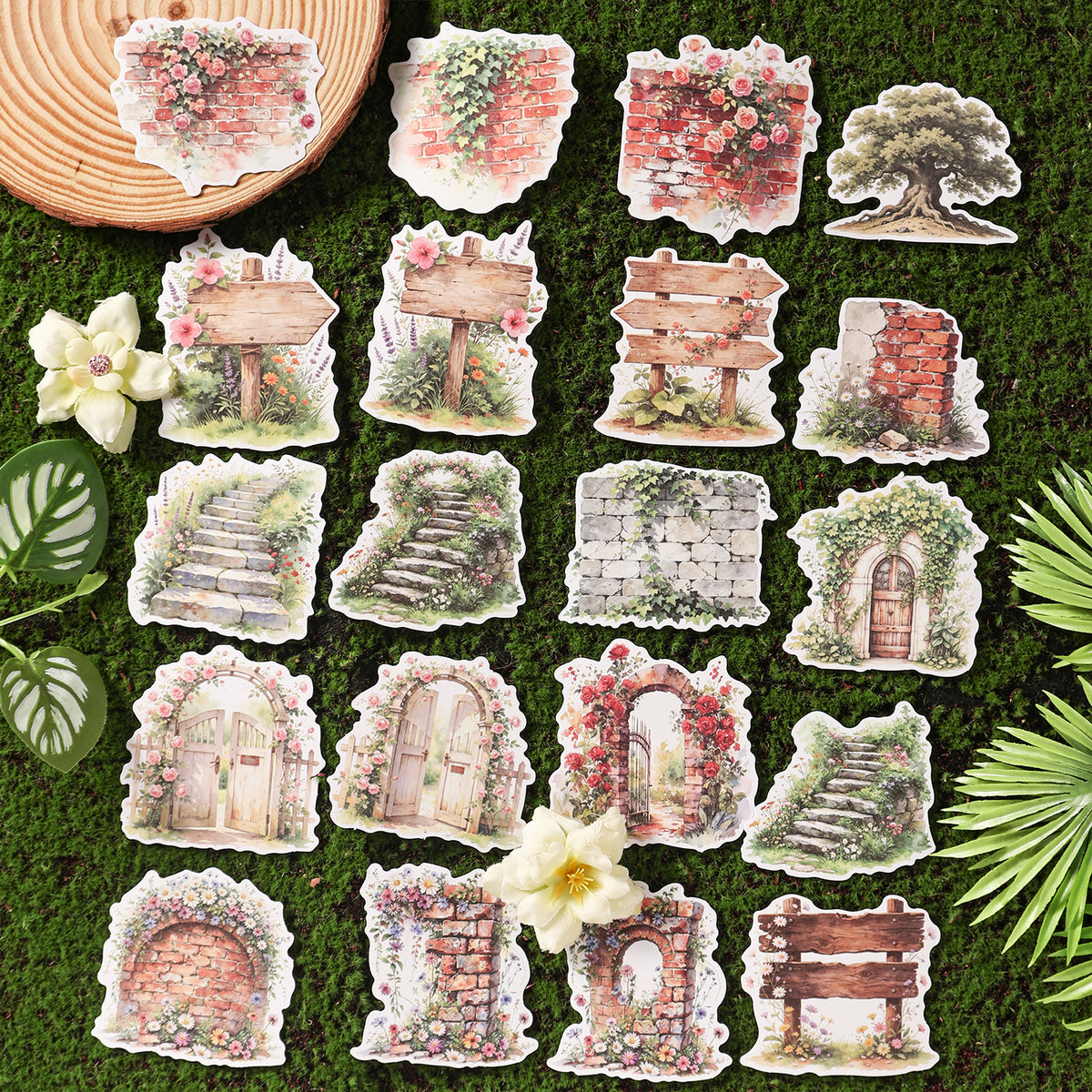 Flower Wall Chronicle Stickers