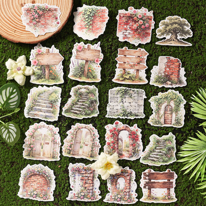 Flower Wall Chronicle Stickers