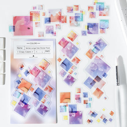 Crazy Colors Sticker