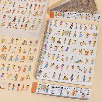 Endless Crowds Stickers