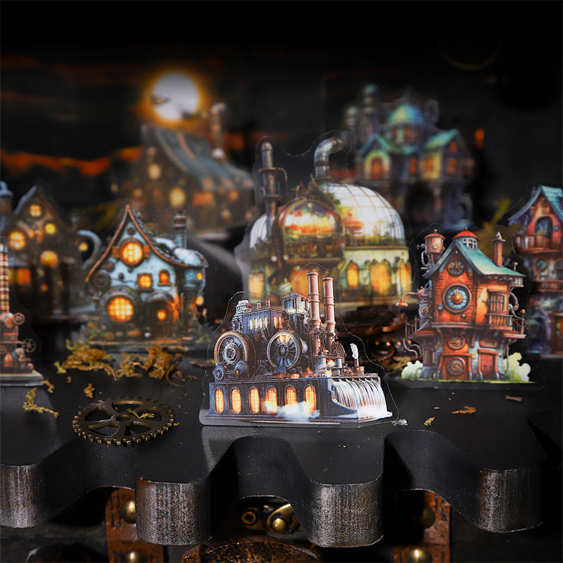 Cottage on the Gears Stickers