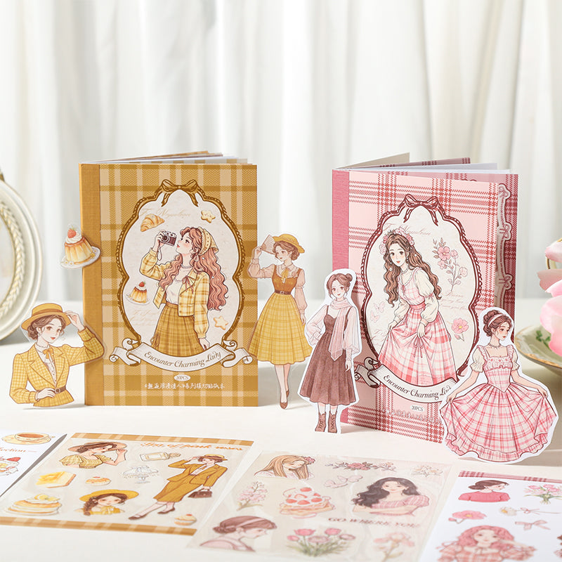 Encounter Charming Lady Sticker Book