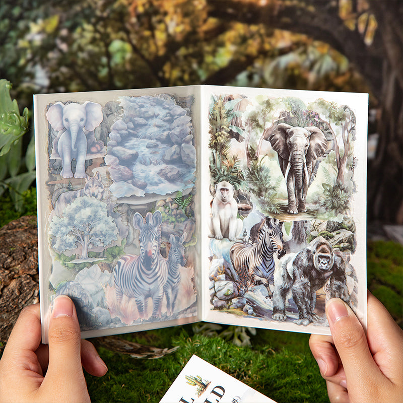 Animal World Sticker Book