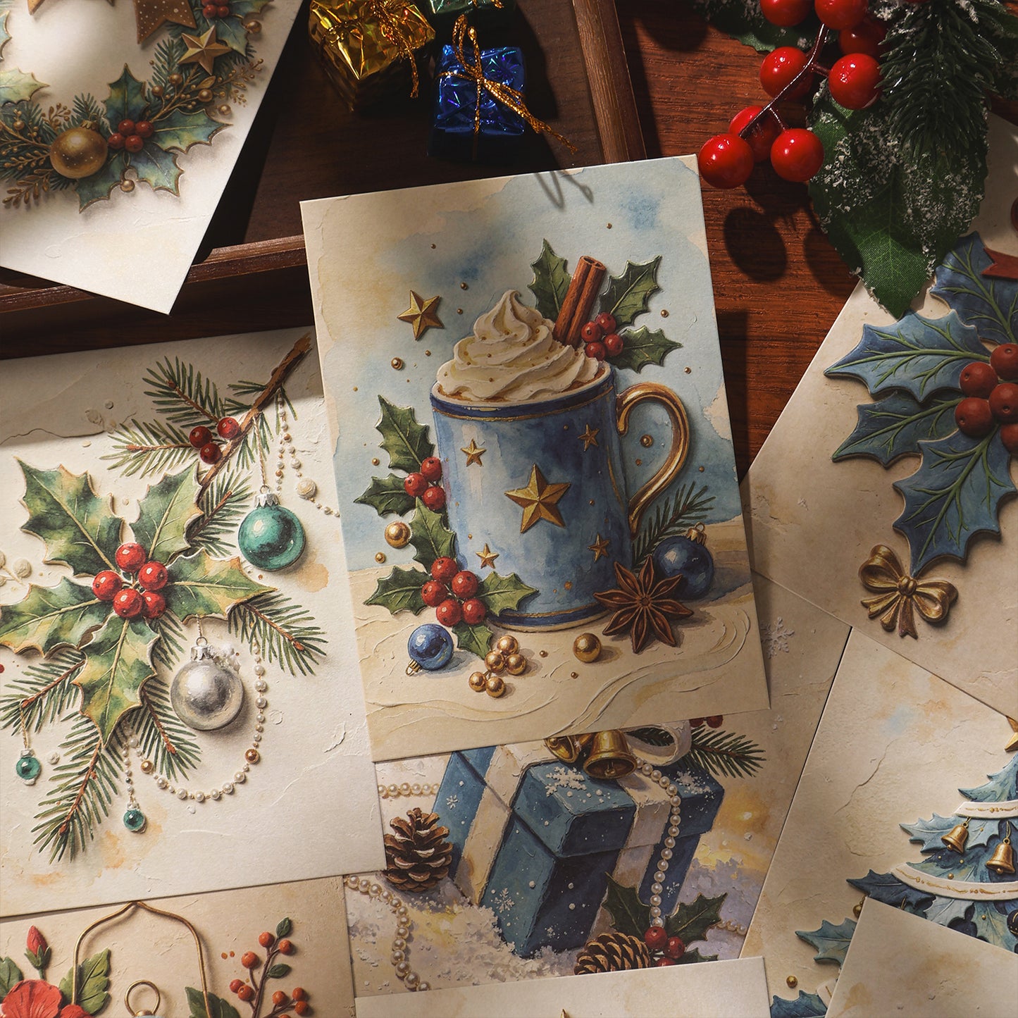 Christmas Adventure Embossed Papers