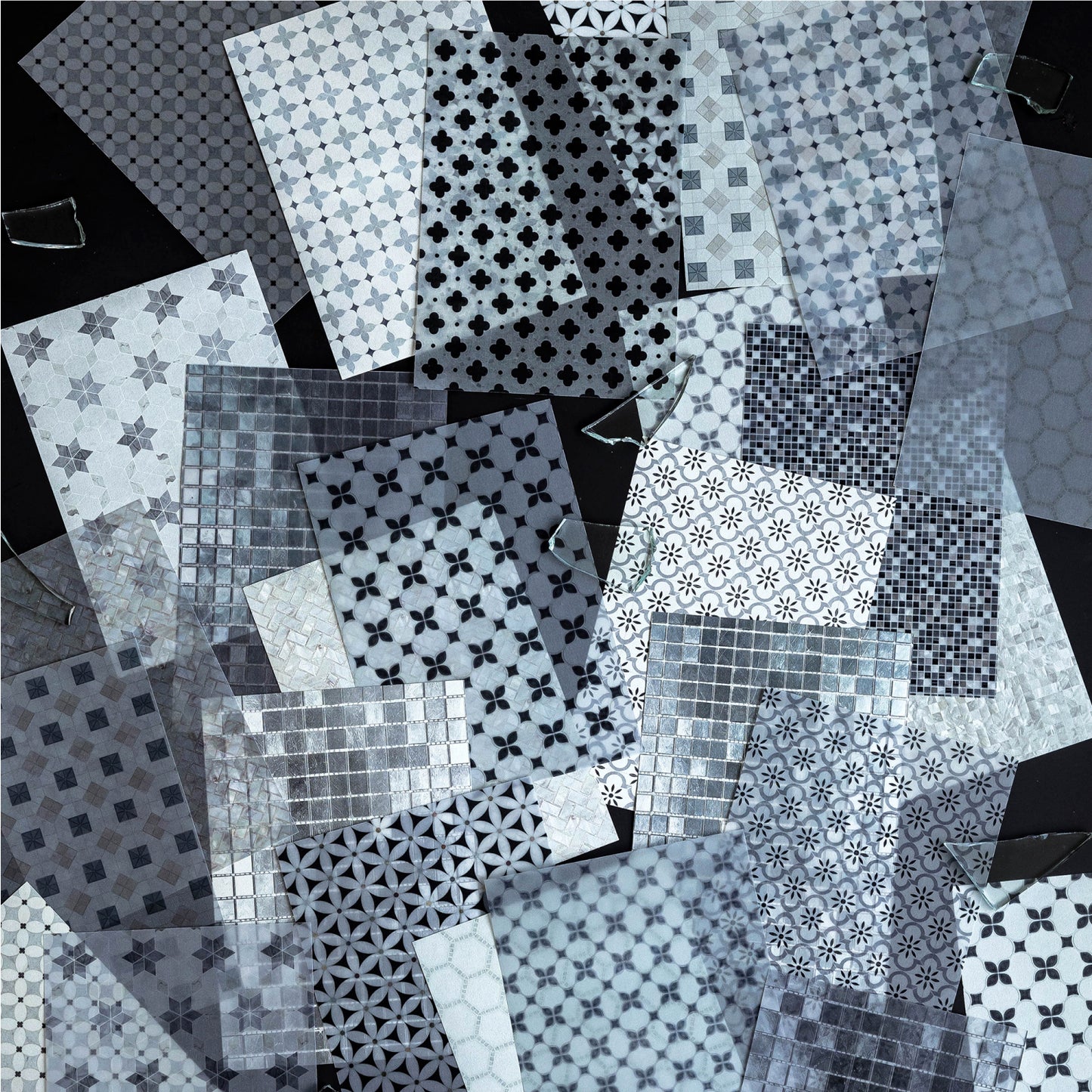 Colorful Glass Tile Papers