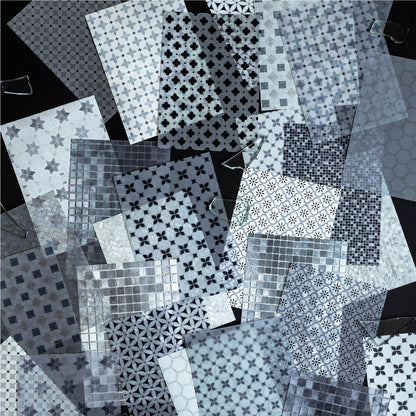 Colorful Glass Tile Papers
