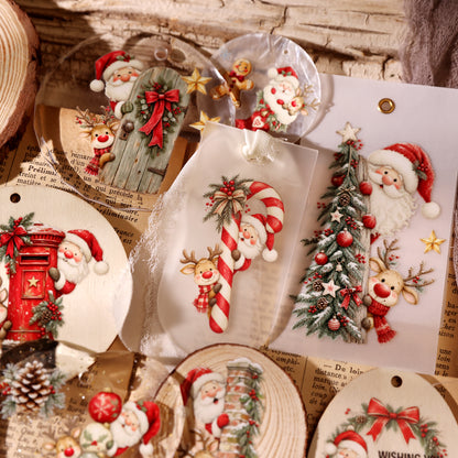Christmas Santa Claus Transfer Stickers